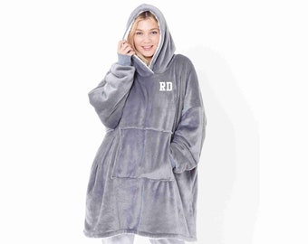 Personalised Oversized Eskimo Hoodie One Size Fits Most Softmicro Fleece With Sherpa Reverse Loungewear Oodie Inspired Etsy