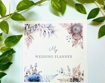 Wedding Planner Book, Bride Gift, Personalized Wedding Planning Book, Gift for Her, Wedding Organiser, Engagement Gift