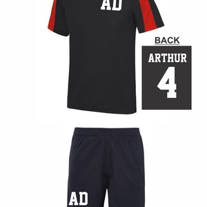 Kit deportivo personalizado para niños - Tiras de fútbol - fútbol americano - fútbol - béisbol - ropa de equipo imagen 2