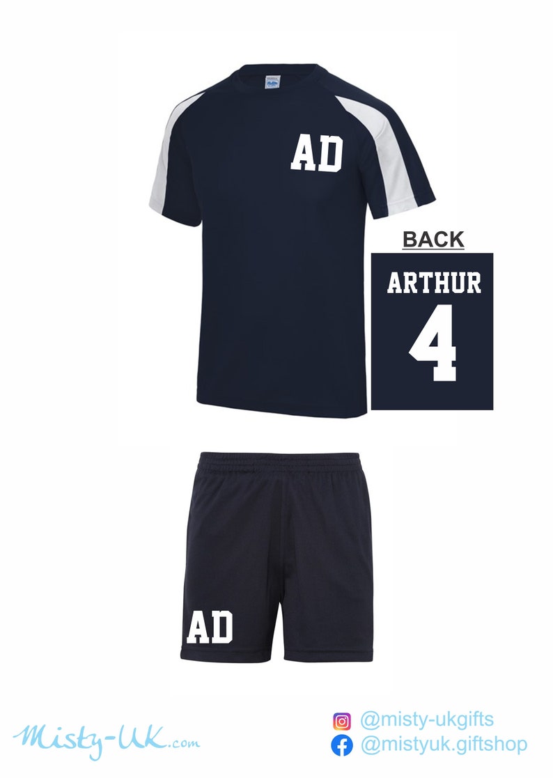 Kit deportivo personalizado para niños - Tiras de fútbol - fútbol americano - fútbol - béisbol - ropa de equipo imagen 3