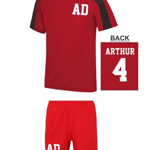 Kit deportivo personalizado para niños - Tiras de fútbol - fútbol americano - fútbol - béisbol - ropa de equipo imagen 4