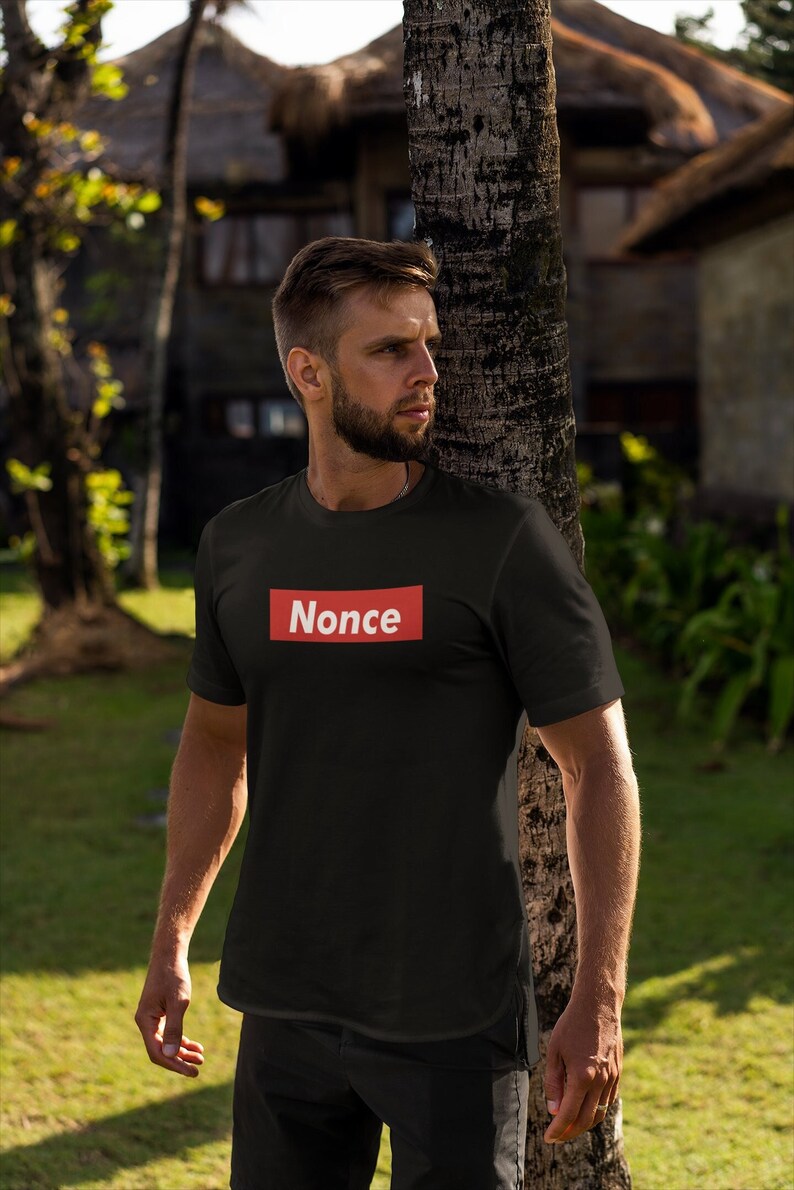 Personalised Stag Do Nonce Prank T-shirt Inspired by Designer Brand image 2
