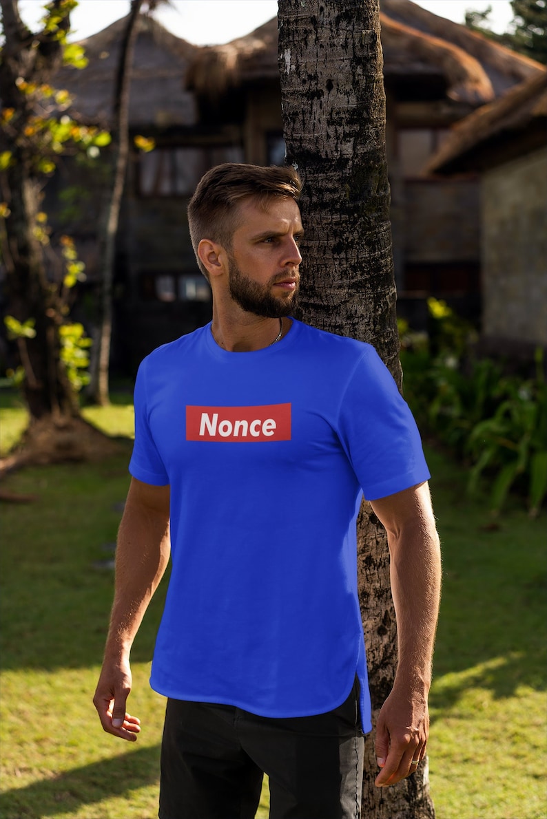 Personalised Stag Do Nonce Prank T-shirt Inspired by Designer Brand image 3