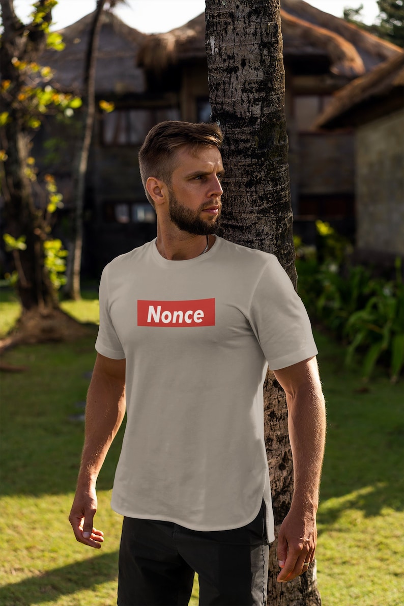 Personalised Stag Do Nonce Prank T-shirt Inspired by Designer Brand image 4