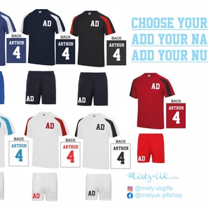 Kit deportivo personalizado para niños - Tiras de fútbol - fútbol americano - fútbol - béisbol - ropa de equipo imagen 1