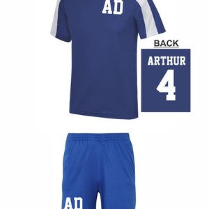 Kit deportivo personalizado para niños - Tiras de fútbol - fútbol americano - fútbol - béisbol - ropa de equipo imagen 5