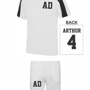 Kit deportivo personalizado para niños - Tiras de fútbol - fútbol americano - fútbol - béisbol - ropa de equipo imagen 6