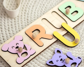 Replacing a damaged or lost letter (figure) for a puzzle