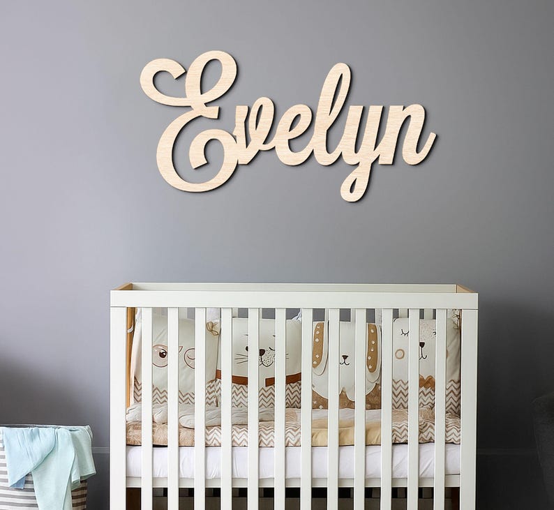 Best HD Pictures about  Wooden Names For Nursery  with No AI Images