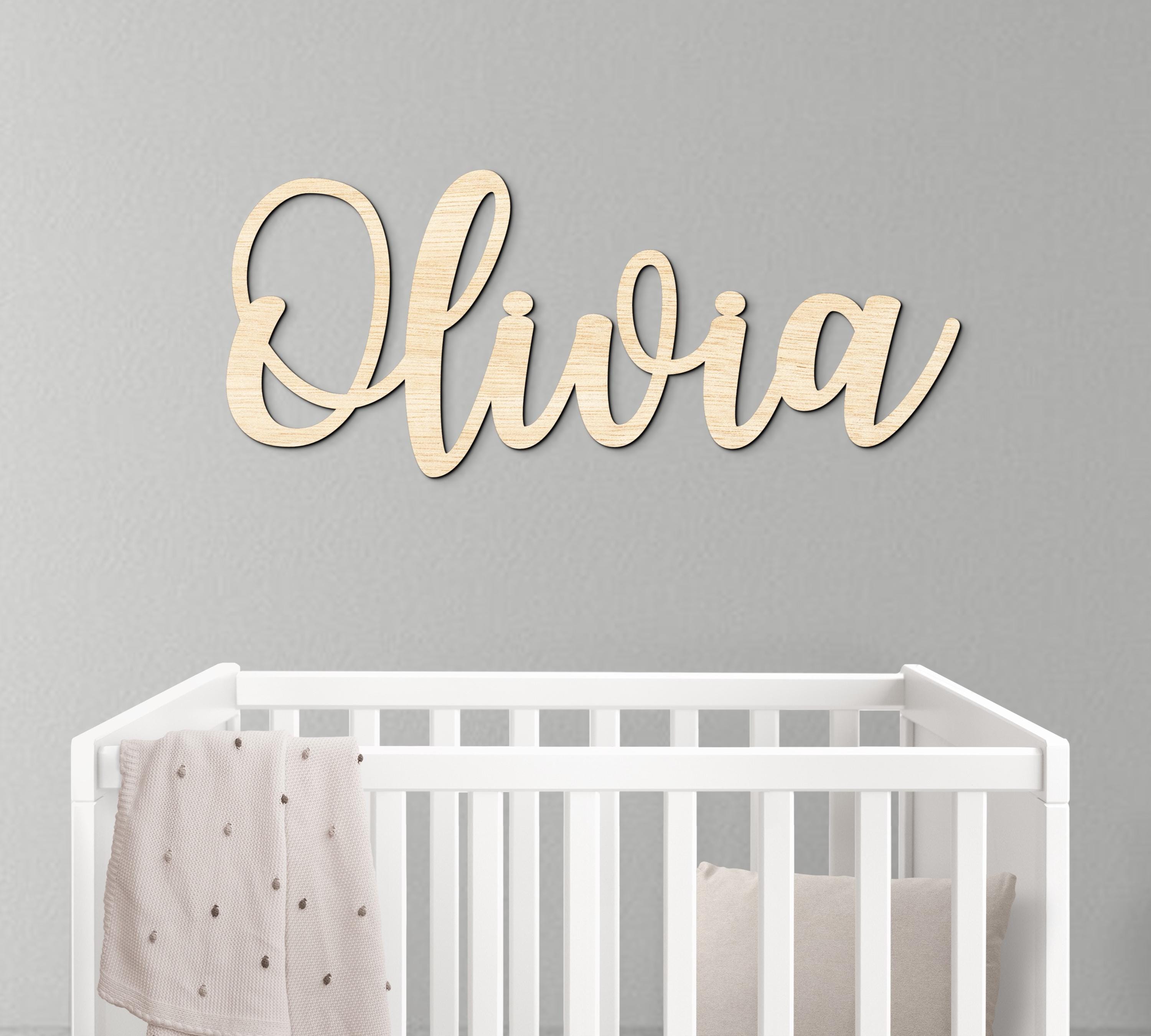 Wooden Name Sign Baby Name Sign Nursery Name Sign Custom Name Sign Wooden Letters Wood Name Sign Wall Name Sign Baby Name Cutout