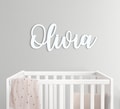 Custom Name Sign Personalized Wooden Name Sign for Nursery Wall Decor Wood Letters Baby Nursery Name Sign Wooden Sign Baby Name Sign