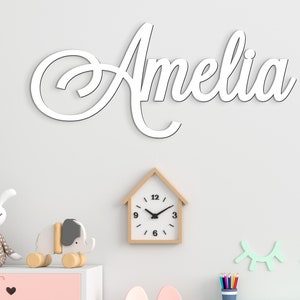 Nursery Decor Nursery Name Signs Wooden Name Sign Nursery Wall Decor Custom Name Sign Nursery Wall Art Wooden Wall Decor Baby Shower Sign image 7