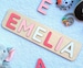 Personalized Name Puzzle, Name Puzzle Girl, Baby Shower, New Baby Gift, Name Puzzle With Pegs, Personalized Baby, First Birthday Gift 