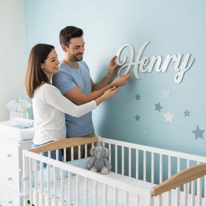 Wooden Name Sign Baby Name Sign Nursery Name Sign Custom Name Sign Wooden Letters Wood Name Sign Wall Name Sign Baby Name Cutout image 8