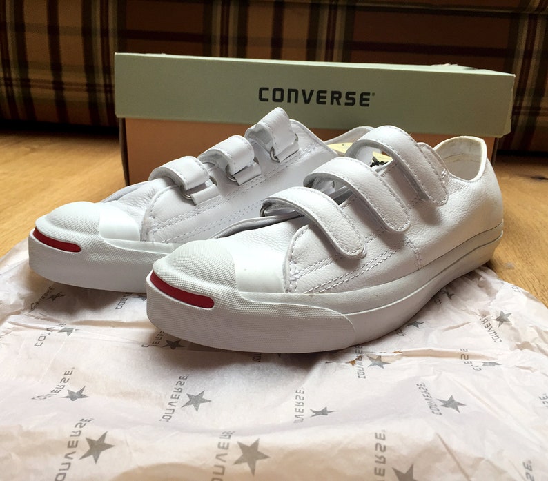 Converse Jack Purcell Leather / leather Red Line Eu 42/UK 7,5 Dead Stock New with Box / New original image 1