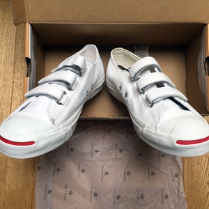 Converse Jack Purcell Leather / leather Red Line Eu 42/UK 7,5 Dead Stock New with Box / New original image 7