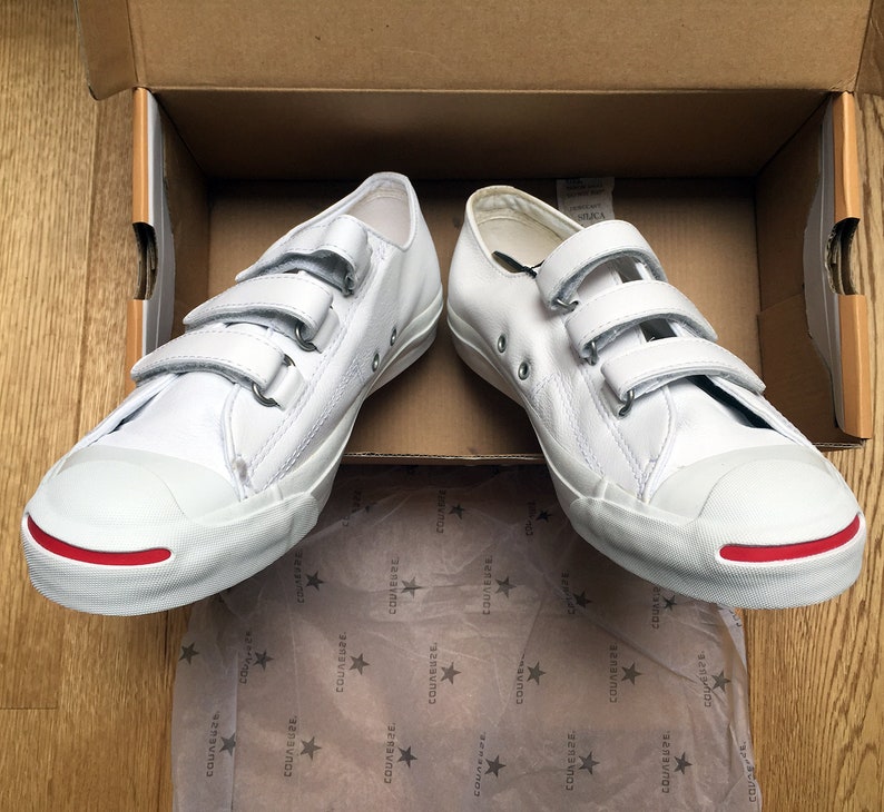 Converse Jack Purcell Leather / leather Red Line Eu 42/UK 7,5 Dead Stock New with Box / New original image 7