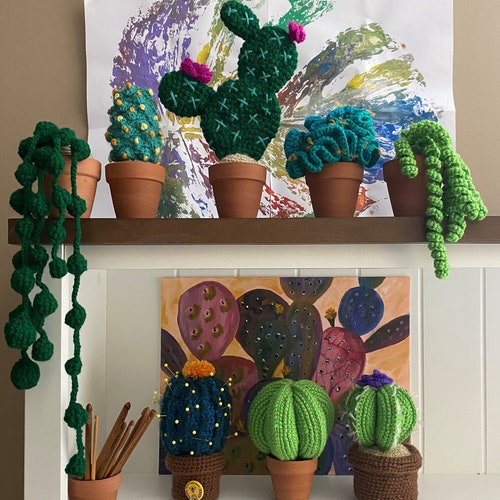 Handmade Crochet / Cactus / Suculents