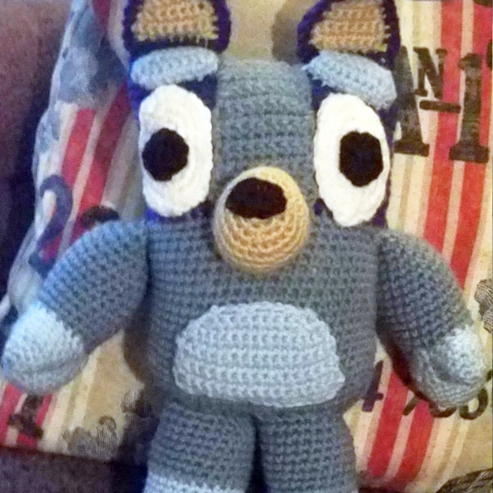 Bluey Inspired Amigurumi Crochet Pattern Etsy
