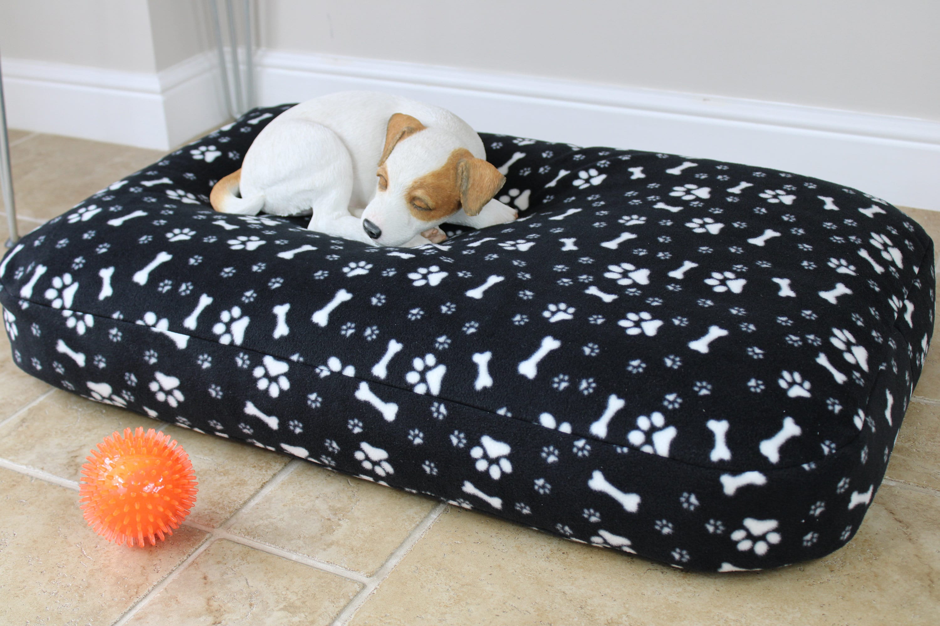 Luxury Bean Bag Dog Bed Dog Crate Mattress Bed Mediumlarge Etsy UK