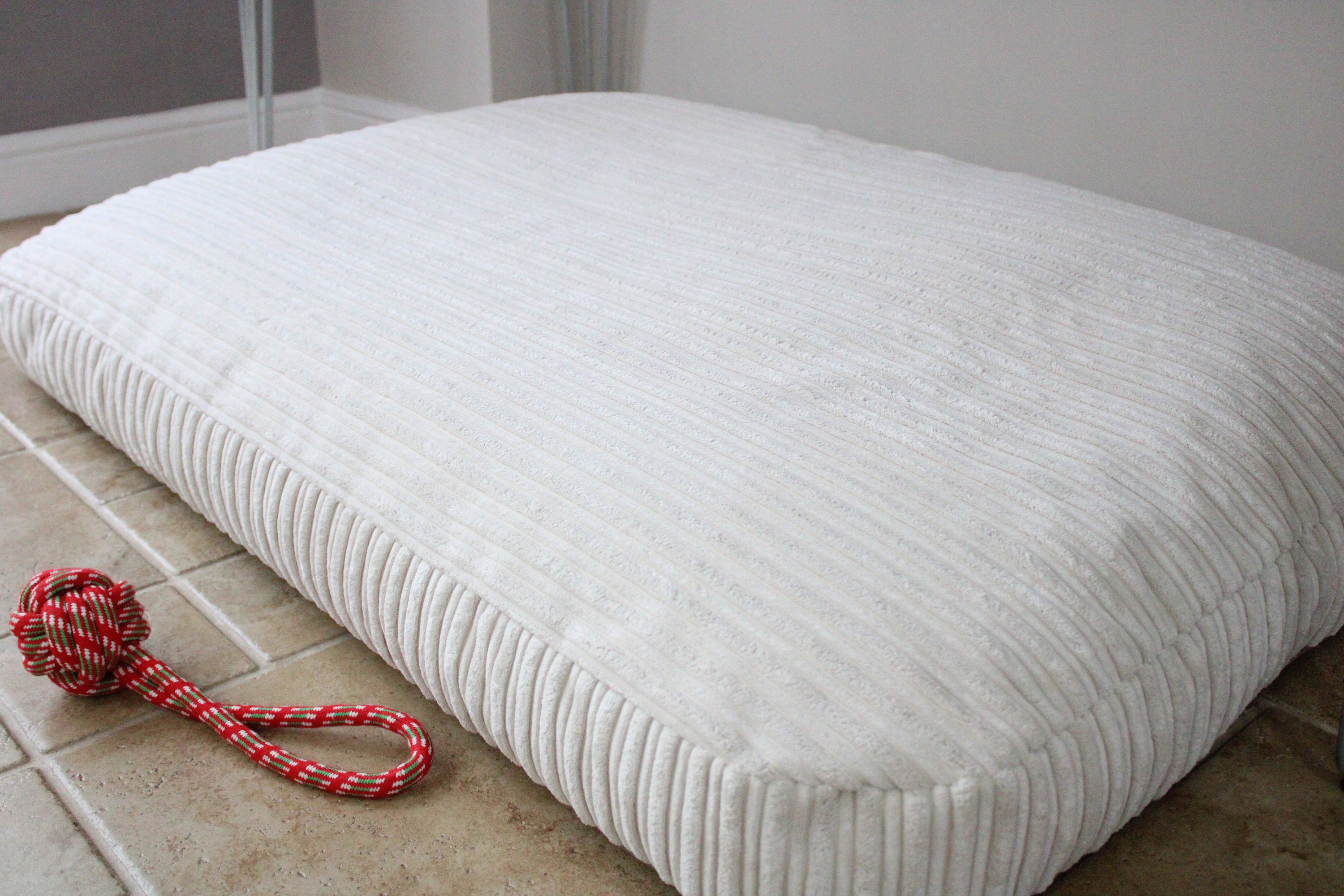 Extra Large Bean Bag Dog Bed Luxury Cream Jumbo Cord Dog Bed Etsy