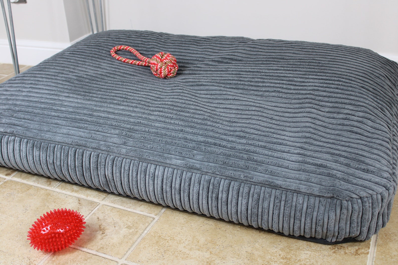 Extra Large Bean Bag Dog Bed Luxury Grey Dog Mattress Bed XL Etsy