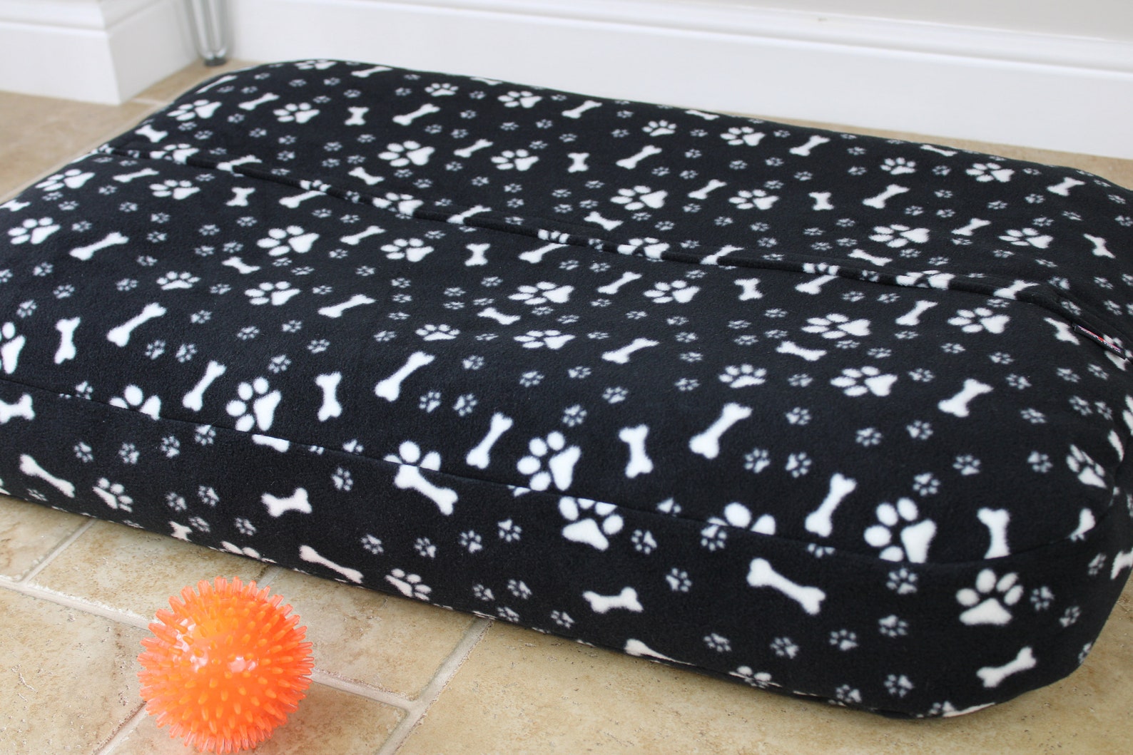 Luxury Bean Bag Dog Bed Dog Crate Mattress Bed Mediumlarge Etsy UK