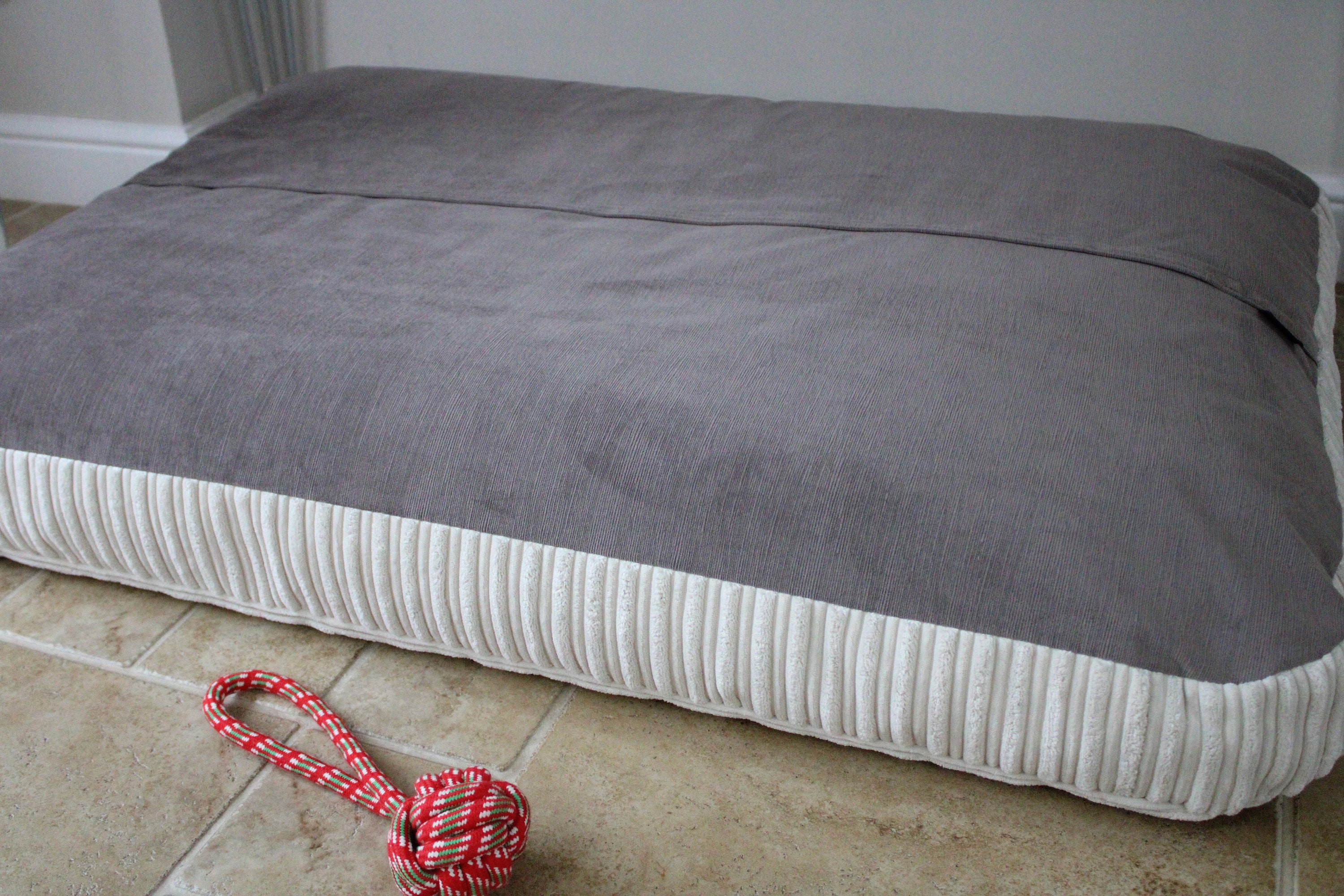 Extra Large Bean Bag Dog Bed Luxury Cream Jumbo Cord Dog Bed Etsy UK