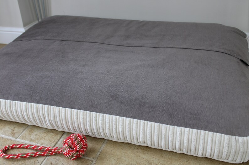 Extra Large Bean Bag Dog Bed Luxury Cream Jumbo Cord Dog Bed Etsy UK