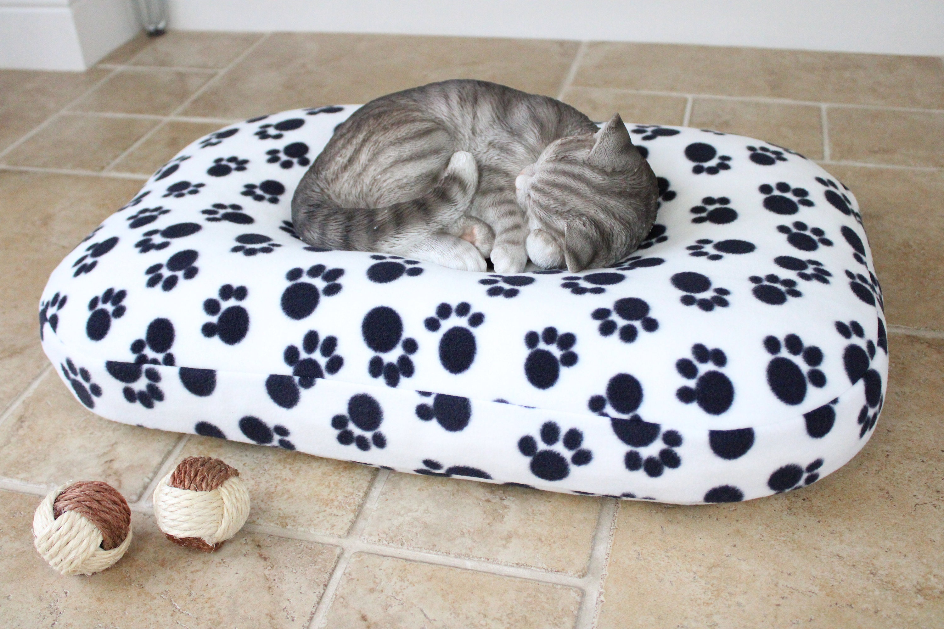 Bean Bag Cat Bed Luxury Small Dog Cushion Puppy Kitten Mattress Bed Calming Pillow Bed Soft Warm Washable Fleece Nesting Pet Bed. Etsy