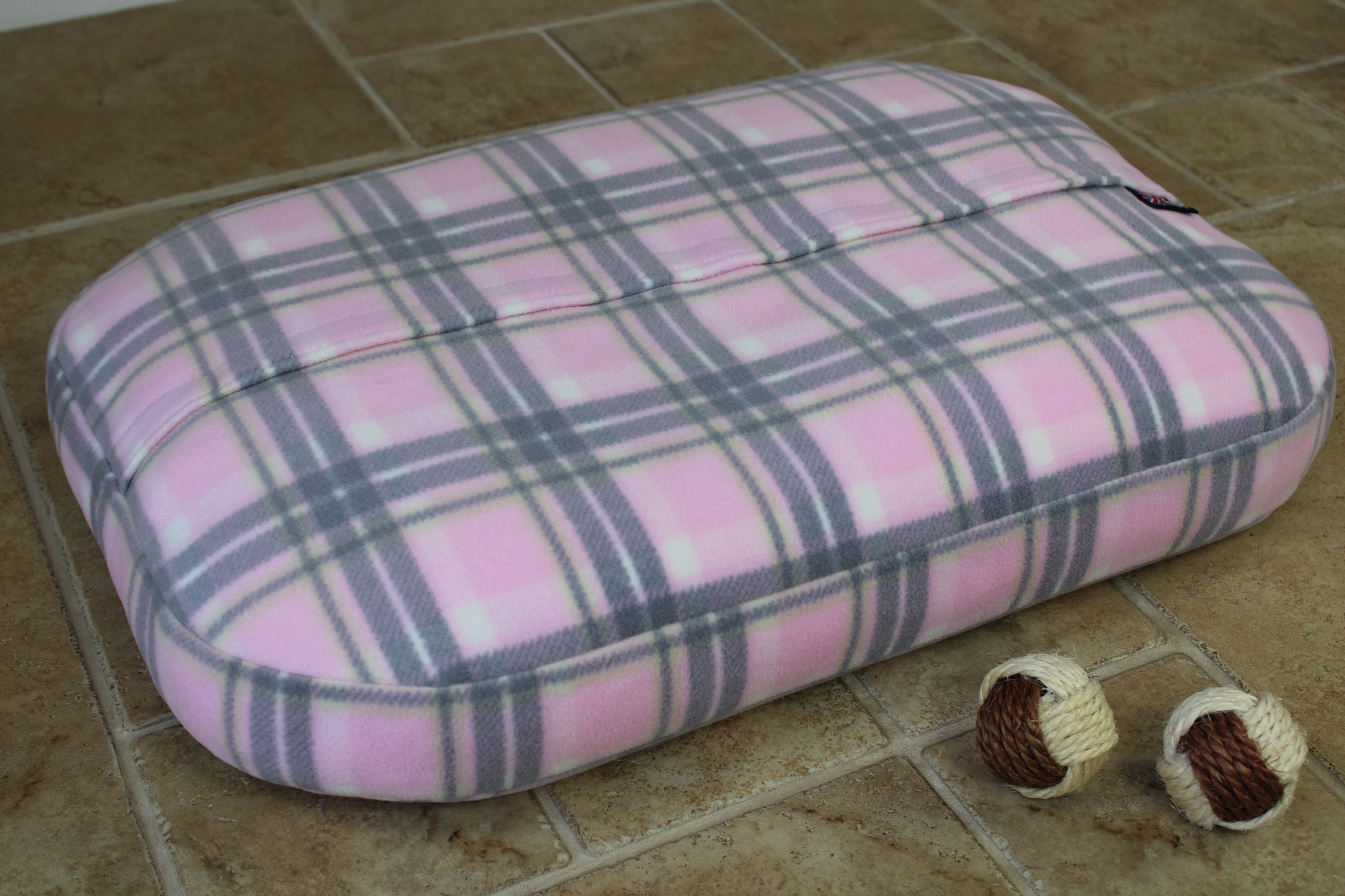 Luxury Bean Bag Cat Bed Small Dog Cushion Pillow Bed Calming Etsy UK