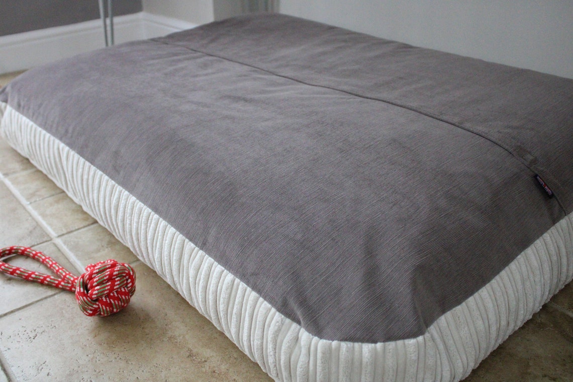 Extra Large Bean Bag Dog Bed Luxury Cream Jumbo Cord Dog Bed Etsy UK