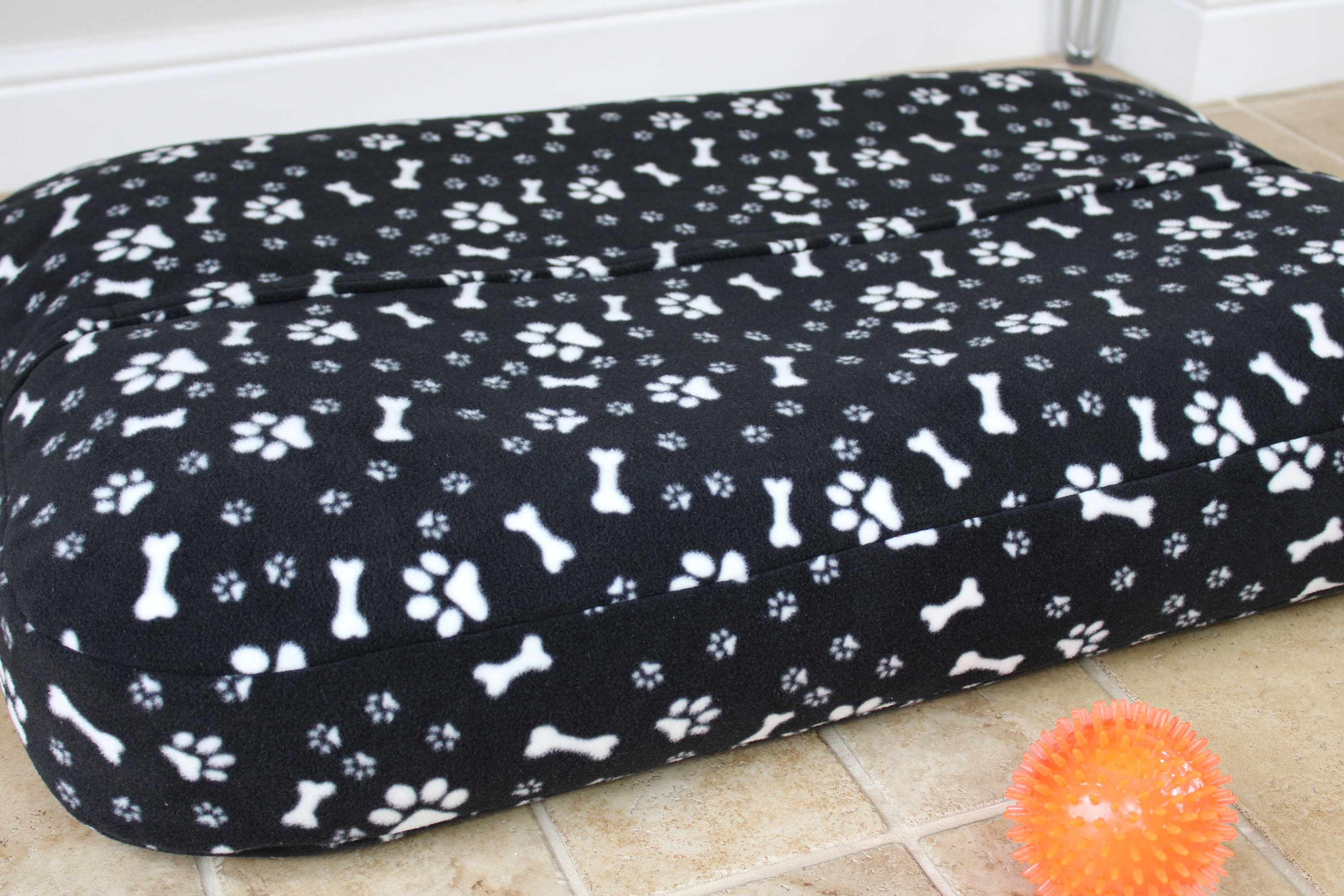 Luxury Bean Bag Dog Bed Dog Crate Mattress Bed MediumLarge Etsy