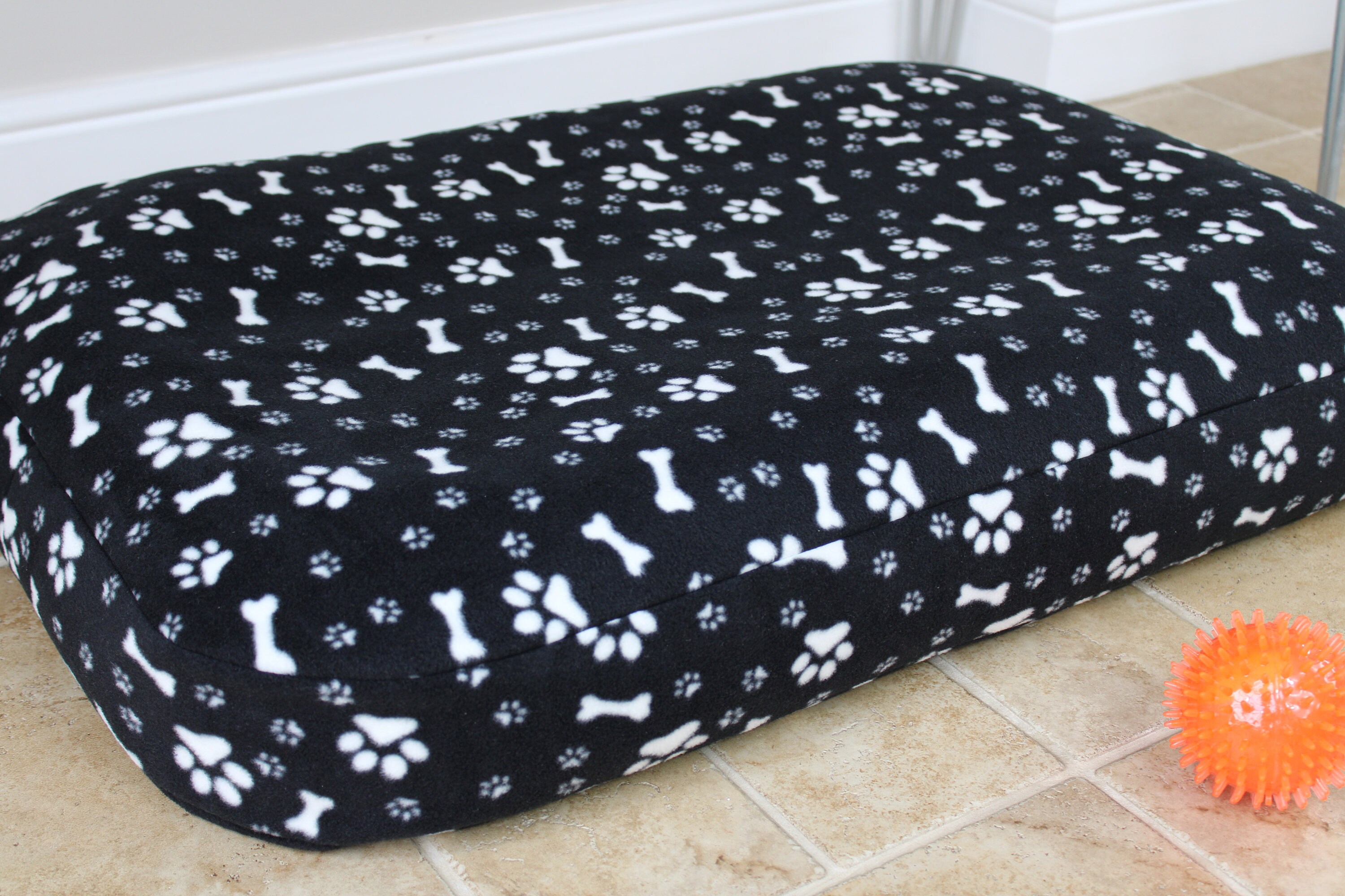 Luxury Bean Bag Dog Bed Dog Crate Mattress Bed Mediumlarge Etsy UK