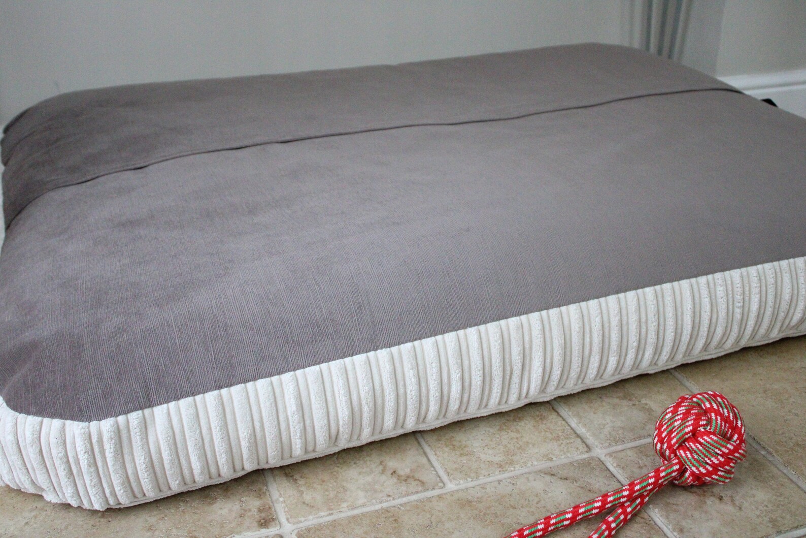 Extra Large Bean Bag Dog Bed Luxury Cream Jumbo Cord Dog Bed Etsy UK