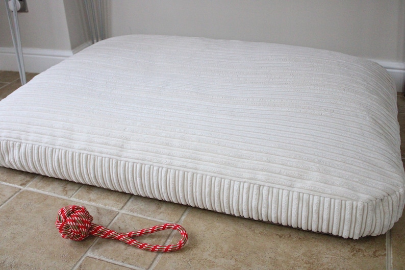 Extra Large Bean Bag Dog Bed Luxury Cream Jumbo Cord Dog Bed Etsy UK