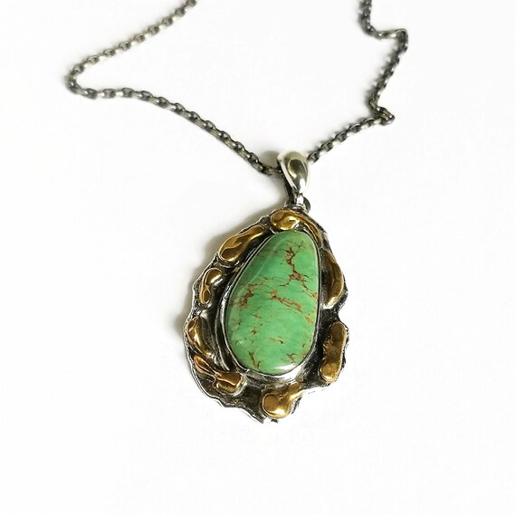 Green turquoise pendant clearance