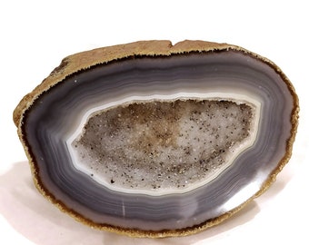 Natural Raw Agate Geode Cave, Druzy Agate Cave with Crystal Quartz, Cathedral Agate Geode Cluster, Geode Crystal Gift, Healing Crystal Stone
