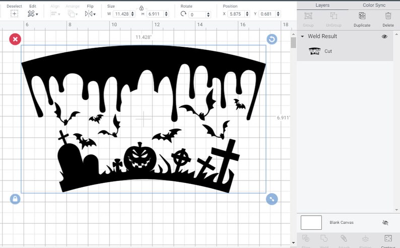 Download Halloween svg for making Starbucks full wrap Cut file for ...