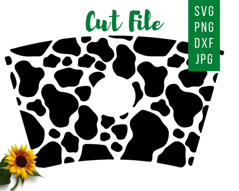 Download Cow print svg Starbucks svg venti cold cup Starbucks | Etsy
