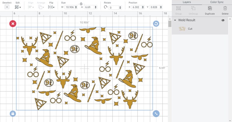 Download Full Wrap Harry Themed Starbucks Cup Svg DIY Venti Cup 24 ...