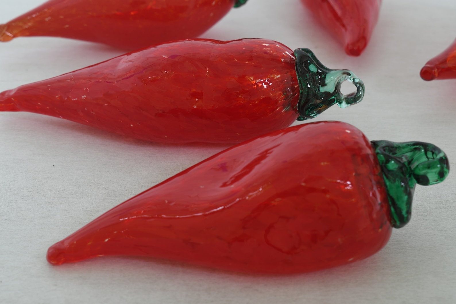 Handmade Blown Glass Red Pepper Etsy