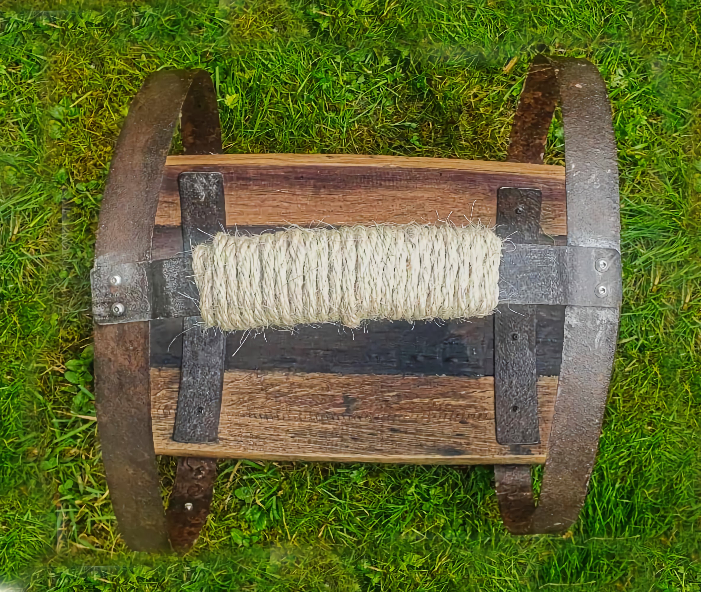 Rustic Whisky Barrel Stave Log Basket / Trug Etsy