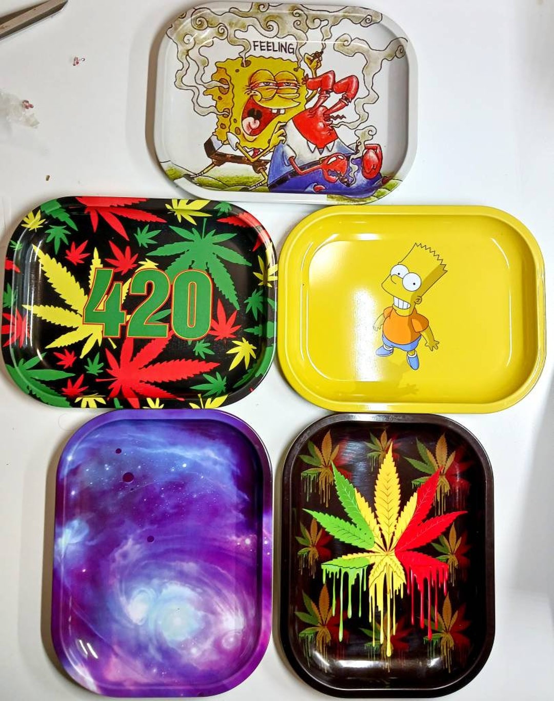 Wholesale Rolling Tray 7 X 5.5 25 Pieces Mix Etsy