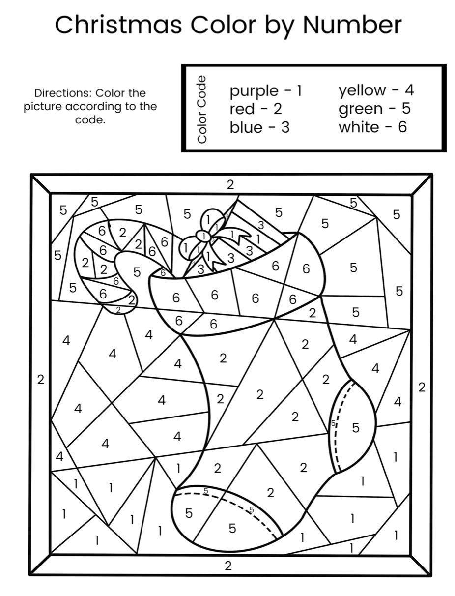 Color Pages/color Pages Printable/color by Number/color by Numbers for ...