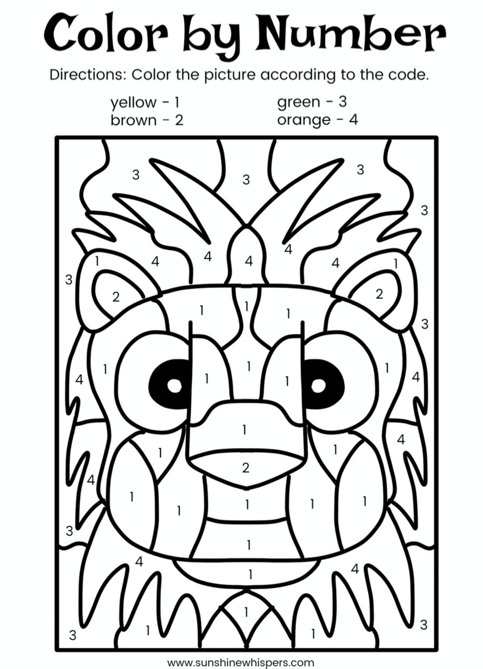 Color Pages/color Pages Printable/color by Number/color by - Etsy Canada