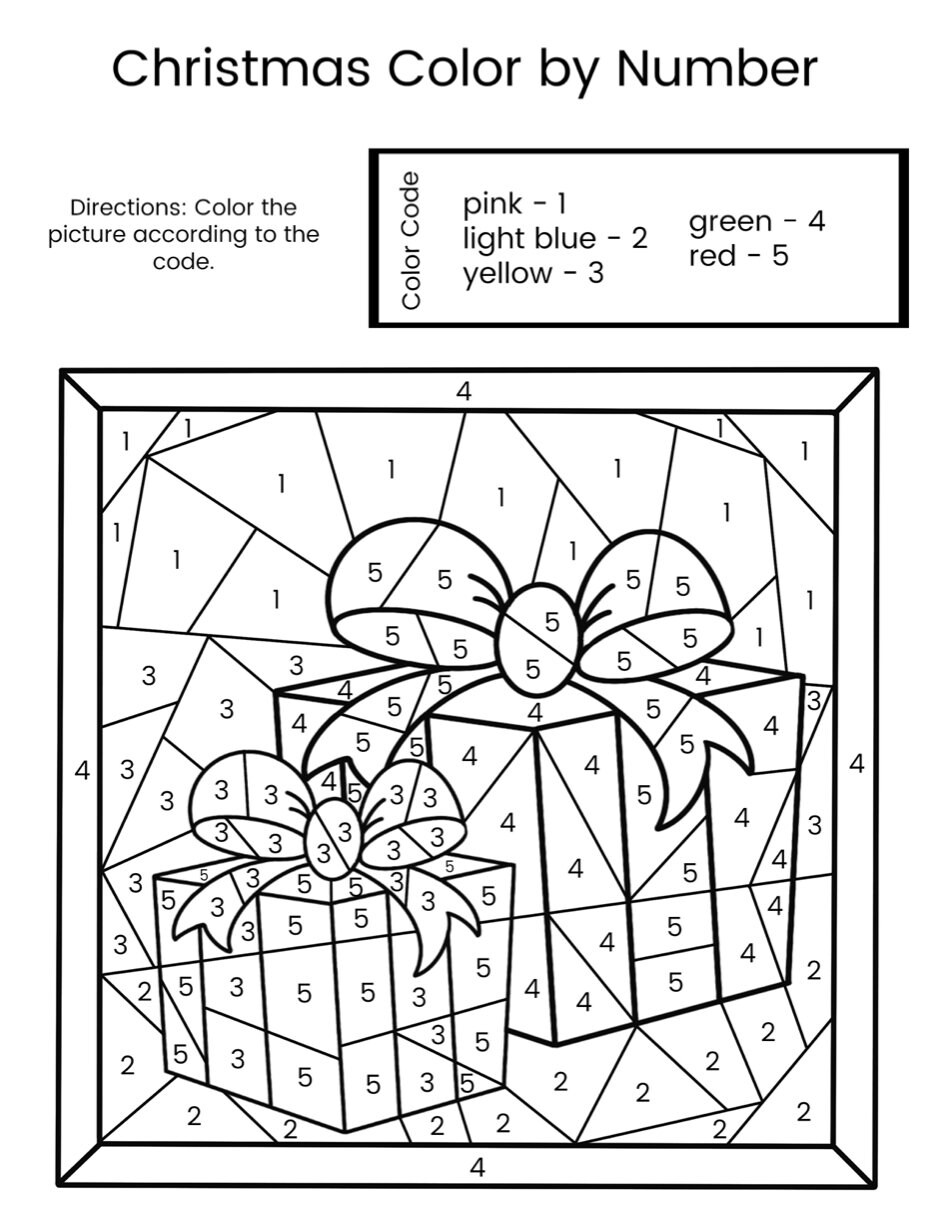 Color Pages/color Pages Printable/color by Number/color by Numbers for ...