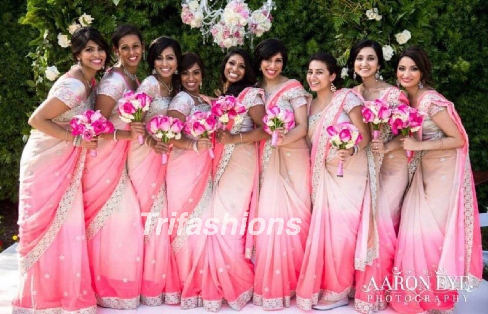 bridesmaid saree