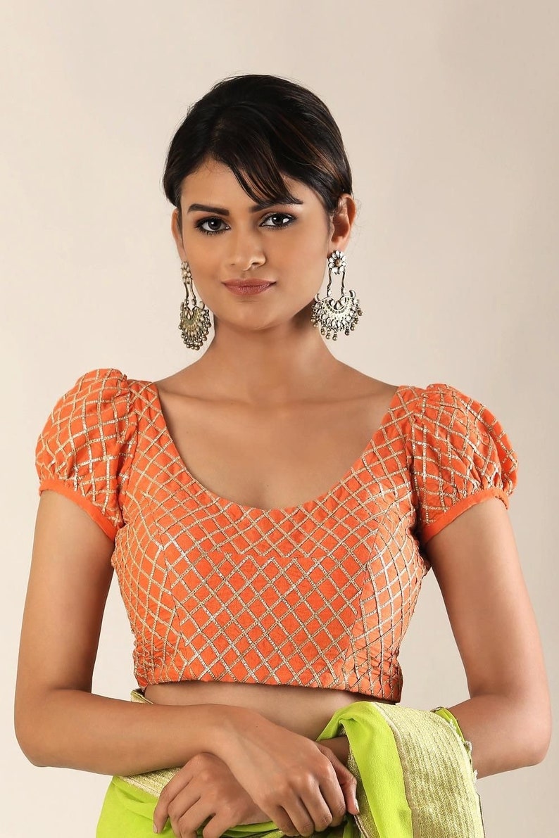 Indian blouse readymade blouse padded sleeveless blouse  etsy Indian blouse readymade blouse padded sleeveless blouse  etsy