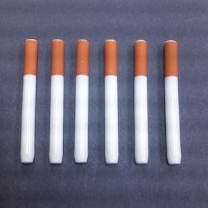 One Hitter 3&quot; Quartz Ceramic Cigarette Dugout Bat